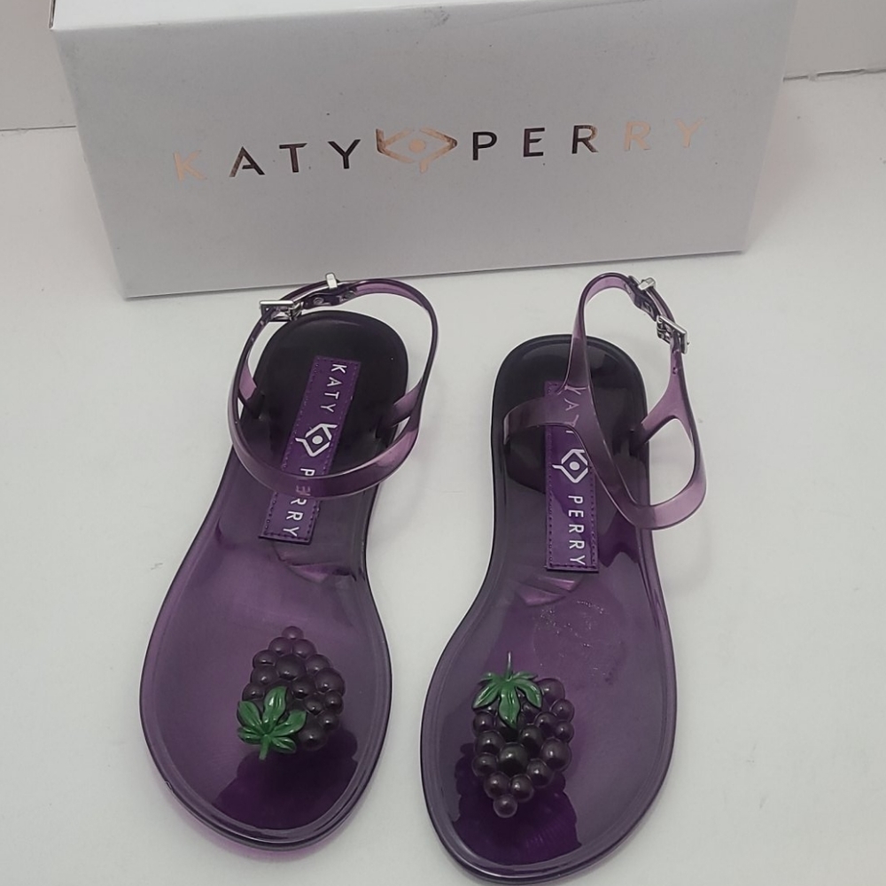 Katy Perry grape gelly sandals